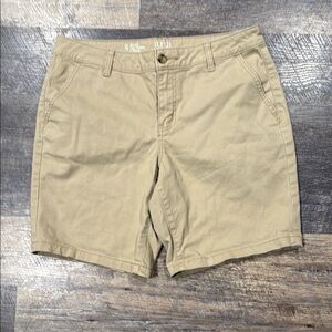 a.n.a. Casual Tan Bermuda Shorts